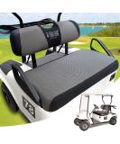 10L0L Universal Golf Cart Seat Covers - Durable Breathable Material - EZGO TXT RXV Club Car DS - Brown-Grey/Black - Easy Install - Buy Online on GoSupps.com
