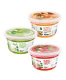 Inspire Food Bubble Tea Pearls - 3-Person Pack Popping Boba | Vegan Gluten-Free Tapioca | Strawberry Green Apple Peach - 450g Each - Buy Online on GoSupps.com