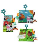 Soft Baby Cloth Crinkle Book for Infants/Toddlers | Educational Teether Sensory Toy Farm Theme | Unbreakable 0-18 Months | Boy Girl Shower Gifts - Buy Online on GoSupps.com