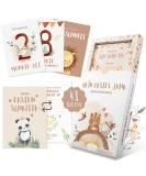 Eulentaler milestone cards Baby I Boho Stil I by educator & parents designed I milestone cards set as a gift for birth & baby party i 48 cards including gift box for boys & girls My 1st year - boho - Buy Online on GoSupps.com