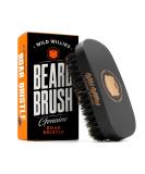 Wild Willies Natural Boar Bristle Beard Brush - Small Travel Size for Professional Grooming - Buy Online on GoSupps.com