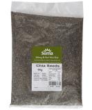 Suma Wholefoods Chia Seeds 1kg - Organic Superfood for Healthy Living - Buy Online on GoSupps.com