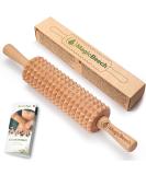 Magicbeech massage roller made of 100% beech wood-wood massage roll with handle massage device against cellulite for maderotherapy lymphatic drainage body massage - Buy Online on GoSupps.com