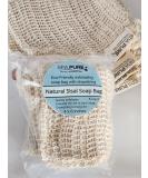 Buy Spa Pure Natural Sisal Exfoliating Soap Bag - 5 Pack | Handmade Soap Storage & Gently Exfoliate | Extend Soap Life - Buy Online on GoSupps.com