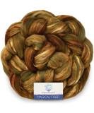 Magical Silk Merino Fiber - Hand Dyed Roving for Spinning & Felting | Made in USA by Local Artisans | Enchanting Color & Sublime Softness - Buy Online on GoSupps.com
