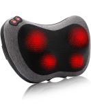 Papillon Back Massager with Heat,Shiatsu Back and Neck Massager with Deep Tissue Kneading,Electric Back Massage Pillow for Back,Neck,Shoulders,Legs,Foot,Body Muscle Pain Relief,Use at Home,Car,Office Gray - Buy Online on GoSupps.com