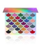 Buy Original Mermaid Glitter Eyeshadow Palette - 32 Colors 21 Pressed Glitters Waterproof & Long-Lasting Makeup for International Shipping - Buy Online on GoSupps.com
