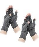 LXMY 2 Pairs Arthritis Gloves Compression Gloves Providing Warmth and Compression to Promote Healing Fingerless Design Relieve Pain from Rheumatoid Arthritis and Carpal Tunnel(S) S (Pack of 4) Grey - Buy Online on GoSupps.com