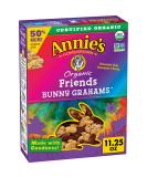 Annie's Organic Friends Bunny Graham Snacks, Chocolate Chip, Chocolate & Honey, 11.25 oz. Box - Buy Online on GoSupps.com