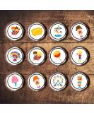 PRECUT Fun Fair Cupcake Toppers Theme Park Edible Cake Topper Edible Carnival Cake Decorations Fairground Decorations Circus Cake Decoration Rollercoaster Cake Toppers (12) - Buy Online on GoSupps.com