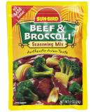 Sun-Bird BEEF & BROCCOLI Asian Seasoning Mix 1oz (10-pack) - Buy Online on GoSupps.com