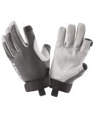 EDELRID Unisex Work Glove Open II M Titanium | Durable & Comfortable Work Gloves for Professionals - International Shipping Available - Buy Online on GoSupps.com