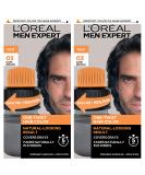 L’Oreal Paris Men Expert One Twist Mess Free Permanent Haircolor, Covers Grays, Dark Brown 03, 1 Application Kit 03 Dark Brown 2 Count (Pack of 1) - Buy Online on GoSupps.com