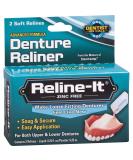 Advanced Denture Reliner Kit for Upper & Lower Dentures - Easy Application, 2 Soft Relines - Buy Online on GoSupps.com