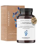 L-Tryptophan 500mg - 180 Vegan Capsules | High Dose Naturally Fermented Lab Tested German Quality - No Additives - Buy Online on GoSupps.com