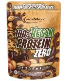 Ironmaxx 100% Vegan Protein Zero - Peanut Chocolate Cookie Dough 500g | Sugar-Free Protein-Rich Powder | Best Vegan Protein Without Aspartame - Buy Online on GoSupps.com