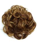 CAISHA Messy Scrunchie Bun Voluminous Wavy Hairpiece Brown Mix #30H26 G31A | Heat-Resistant Synthetic Fibres - PRETTYSHOP - Buy Online on GoSupps.com