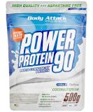 Buy Body Attack Power Protein 90 Coconut Cream 500g - Multi-component Protein Powder with BCAA Vitamins & L-Carnitin - Extra Creamy Protein Shake Made in Germany - International Shipping Available - Buy Online on GoSupps.com