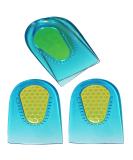 KidSole 2 Pair Slim Gel Heel Cups for Sensitive Heels | Heel Spurs, Plantar Fasciitis, Ankle Pain Relief - Buy Online on GoSupps.com