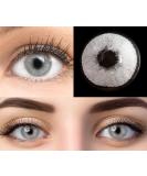 Glamlens Pisa Gray Contact Lenses | Strong Coverage Natural Gray | Silicone Hydrogel | 1 Pair | -4.00 Diopters | Dia 14.20mm - Buy Online on GoSupps.com