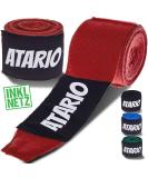 Buy ATARIO Boxing Bandages with Transport Net 3m/4.5m Thumb Loop Wraps for Boxing Kickboxing Muay Thai & MMA Unisex Durable Red Boxing Bands - Buy Online on GoSupps.com