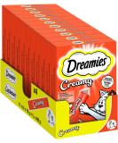 Dreamies Creamy Chicken Cat Treats - 44 Portions of Delicious Snacks | 11 Pack (40g) - Buy Online on GoSupps.com