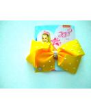 Jojo Yellow Hair Bow with Pearls and Diamonds - Stylish and Elegant Accessory - Buy Online on GoSupps.com