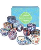 Jospl fragrance candles 12 pieces aroma candles for women vanilla lavender natural soy wax decoration aromatherapy candle gift set birthday weddings birthday mother's day and Christmas multi -colored 4 centimeters multicolored - Buy Online on GoSupps.com