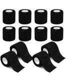 12 Pack Self Adherent Cohesive Wrap Bandages 2 Inches X 5 Yards, First Aid Tape, Elastic Self Adhesive Tape, Athletic, All Sports wrap Tape, Breathable Wound Tape, Bandage Wrap for Wrist, Ankle, Black 12 Count (Pack of 1) - Buy Online on GoSupps.com