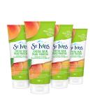 St. Ives Fresh Skin Face Scrub For Healthy Skin Apricot Exfoliating Face Wash With 100 percent Natural Exfoliants, 6 Ounce (Pack of 4) - Buy Online on GoSupps.com