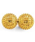 2x DBT Skills Hedgehog Ball | Magnetic Acupressure Stress Relief Ball - Gold 32mm for Tension Relief Massage Mobility & Focus - Buy Online on GoSupps.com