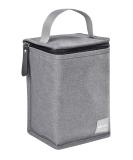 ABA Insulated Baby Meal Pouch - Large Capacity Thermal Bottle Storage Bag - Grey | Soft Waterproof Material, Foldable Design - Buy Online on GoSupps.com
