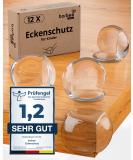 BORBEEDge Protection & Corner Guard - 12-Piece Set for Baby Safety | Transparent Strong Hold Easy to Apply Furniture Protection - Buy Online on GoSupps.com