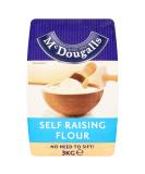 McDougalls Self Raising Flour 3kg - Pre-Sifted for Lighter Bakes | Pack of 1 - Buy Online on GoSupps.com