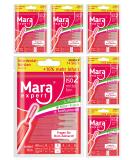 Interdental brushes Rot ISO 2 - Mara Expert |Interental brushes 0.9 mm -middle -fine |6 x 14 dental brushes |Care with fluoride & chlorhexidine mint fresh |16% extra content red (0.5 mm) 14 pieces (6 -pack) - Buy Online on GoSupps.com