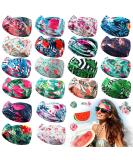 Boho Beach Headbands Set - 20 Pcs Floral Vintage Turban Headbands for Women - Buy Online on GoSupps.com