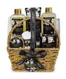 Orchid & Jasmine Home Spa Gift Set for Men and Women - 9 Piece Bath and Body Care Package - Includes Scrubs, Lotions, Oils, and More - Perfect Fathers Day Gift - Buy Online on GoSupps.com