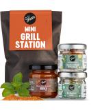Gepp s Mini Grill Station Gift Set - BBQ Grill Sauce Australian Rub & Organic Herbal Salt for Men | Perfect Gift for Grill Lovers - Buy Online on GoSupps.com