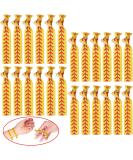 24 Pieces Softball Hair Accessories Baseball Hair Ties Sports Elastic Headband Girls Hair Accessories for Girls Softball Baseball Players (Yellow) - Buy Online on GoSupps.com
