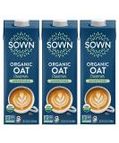 SOWN Organic Oat Creamer Unsweetened - Barista Oat Milk Non Dairy Coffee Creamer - 32oz (Pack of 3) - Buy Online on GoSupps.com