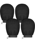 Korean Exfoliating Gloves Set for Body Scrubbing - 4 Pack Exfoliating Mitts for Women | Dead Skin Exfoliator for Bath and Shower Spa - Buy Online on GoSupps.com