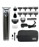 Wahl Stainless Steel Lithium Ion 2.0+ Slate Beard Trimmer for Men - Electric Shaver, Nose Ear Trimmer, Rechargeable All in One Men's Grooming Kit - Model 9864 - Buy Online on GoSupps.com