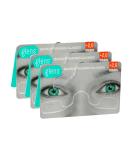 Shop Glen's Mini Reading Glasses - +2.0 Strength 3-Pack Classic Non-Slip Glasses for Men & Women | Armless Pocket Size Emergency Specs - Buy Online on GoSupps.com