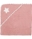 Erwin M ller hooded bath towel with appliqu terry cloth pink-white size 140x140 cm 140x140 cm pink-white - Buy Online on GoSupps.com