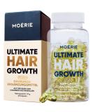 Moerie Hair Vitamins - High Dose Biotin Zinc & Selenium for Natural Hair Growth - 60 Capsules with Folic Acid & B Vitamins - Buy Online on GoSupps.com