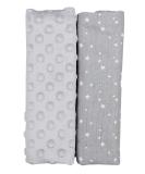 TupTam Children's Car Seat Belt Protector 2-Pack - Small Stars/Gray | Best International Shipping - Buy Online on GoSupps.com