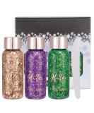 GL-TURELIFE MERMAID Chunky Glitter Gel - Sparkling Festival Cosmetics for Face Hair & Nails - 30g Set C - Buy Online on GoSupps.com