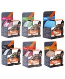 Tmax Waterproof Kinesiology Tape - Athletic Sports Tape for Injury & Pain Relief | 6 Pack (5m x 5cm) - Muscle & Joint Support - Buy Online on GoSupps.com