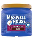 Maxwell House French Roast Dark Roast Ground Coffee (25.6 oz Canister) 25.6 Ounce - Buy Online on GoSupps.com