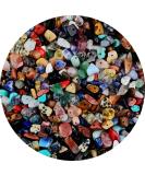 Multicolor Natural Chip Stone Beads - 400 Pieces 5-8mm | Healing Crystal Loose Rocks for DIY Bracelet Jewelry Crafting - Buy Online on GoSupps.com